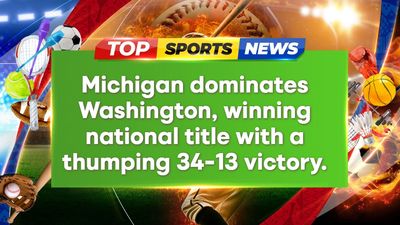 Michigan Dominates Washington, Wins National Title Amid Sign-Stealing Controversy