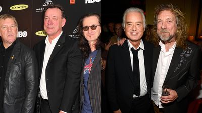 "They couldn't have been nicer, and it really lifted us at a moment when we could have used the lifting": Geddy Lee reveals how Robert Plant and Jimmy Page helped Rush overcome grief and loss
