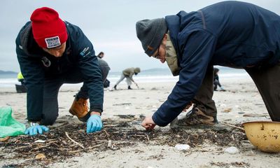 Northern Spain on alert as plastic pellets from cargo spill wash up on beaches