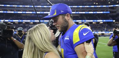 Kelly Stafford thought it was sad that some fans wanted to ban Matthew Stafford jerseys at Rams-Lions game