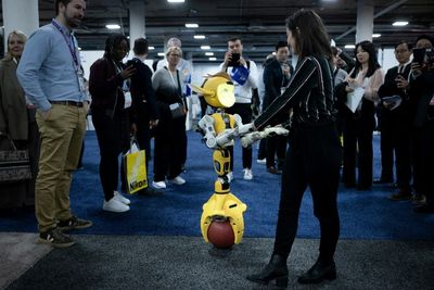 At CES Tech Show, Seeking Robots Neither Too Human Nor Too Machine