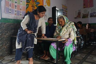 Every day’s a school day: the great-grandmother who goes to primary school