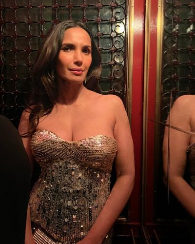 Padma Lakshmi: Radiant Silver Beauty Redefining Glamour on Camera