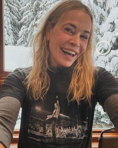 Chelsea Handler Rocks Bruce Springsteen Shirt with Classic Cool Vibes