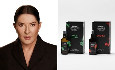 Marina Abramović releases a skincare and wellness range inspired by mindfulness