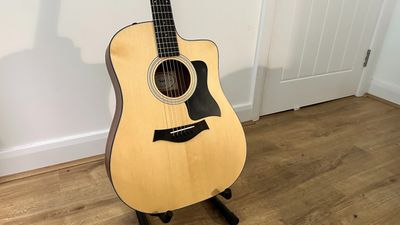 "The Sitka spruce dreadnought body provides plenty of projection, with a naturally balanced tonality throughout": Taylor 110e acoustic guitar review