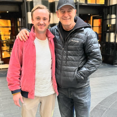 Tom Felton Just Reunited With His 'Harry Potter' Dad, So Let's Just Say His Father Heard About This
