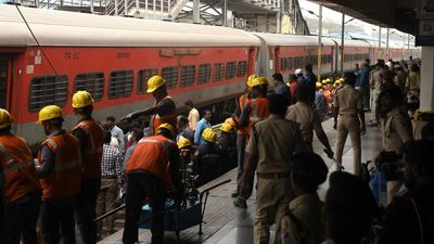 6 injured after Charminar Express crashes into Hyderabad station end barrier