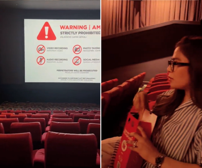 Influencer buys tickets for all cinema seats to avoid people