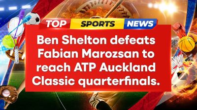 Buckling Trend: Shelton Beats Marozsan, Advances in ATP Auckland Classic