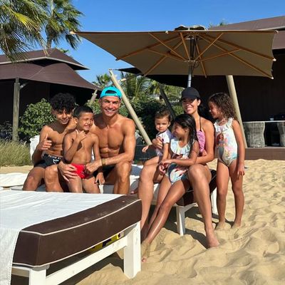 Cristiano Ronaldo's Beach Family Time Captured on Instagram