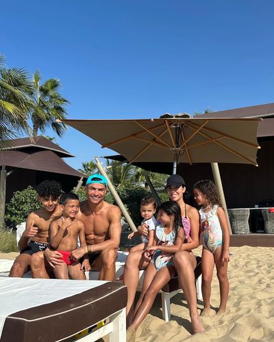 Georgina Rodríguez's Beach Family Fun