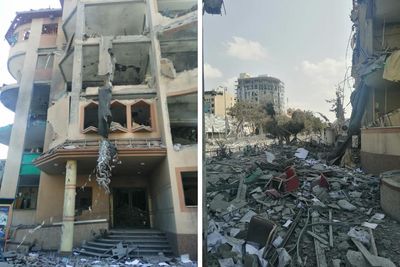 'It's ALL destroyed': Scottish university's twin in Gaza lies in ruins