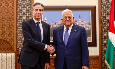 Blinken restates commitment to Palestinian state on West Bank visit