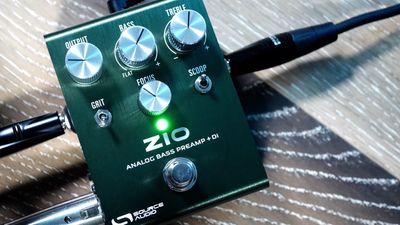 “An all-analog tone-shaping machine”: Source Audio and Shoe Pedals team up for the Zio, a preamp and DI pedal designed specifically for bass