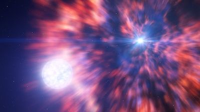 Astronomers Captured A Supposedly Dead Star Feasting On Its Cosmic Neighbor