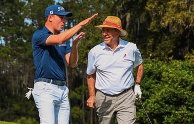 Former Alabama coach Nick Saban has plenty of time to feed his golf obsession after retirement