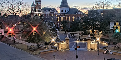 Auburn fans really celebrated Nick Saban’s retirement by rolling the trees at Toomer’s Corner