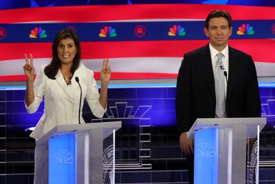 DeSantis and Haley clash over Israel support and Palestinian removal