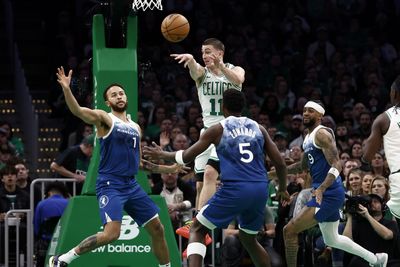 Tatum drops 45, Celtics grab franchise-best 18-0 home record after vanquishing Wolves 127-120 in OT