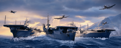 World of Warships Gives You Early Access to New US Aircraft Carriers