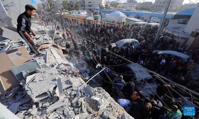 40 killed in Israeli bombing near hospital in central Gaza