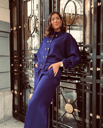 Blue Brilliance: Garbine Muguruza's Game-Changing Style on and off Court