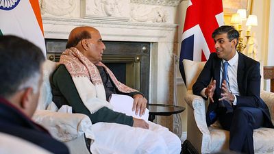 Defence Minister Rajnath Singh concludes U.K. visit after ‘warm meeting’ with PM Rishi Sunak