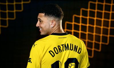 ‘Like coming home’: Jadon Sancho completes loan move to Dortmund