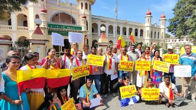 Activists seek directive on prominence to Kannada on nameboards in Mysuru
