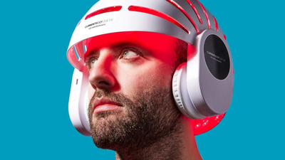 This helmet uses LED light therapy to fast-track hair regrowth, and I'm intrigued