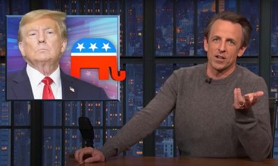 Seth Meyers: ‘Trump talks about presidential powers like they’re Mountain Dew flavors’