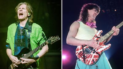 “Do not try to play them like Edward – because you can’t”: Steve Vai says this is the secret to nailing Eddie Van Halen’s guitar parts in front of a live audience