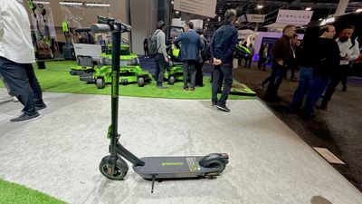 Greenworks electric scooter battery can also power your lawnmower and leaf blower