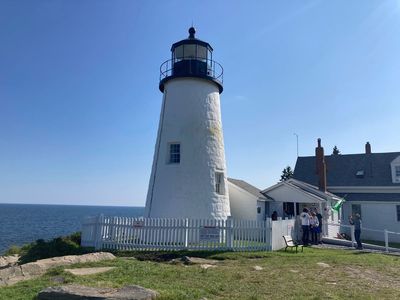 This week's storm damaged the lighthouse on Maine's state quarter. Caretakers say they can rebuild