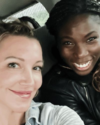 Capturing Candid Moments: Smiles and Memories with a Dear Friend