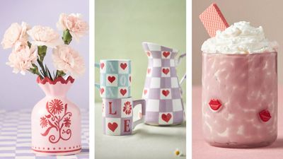Anthropologie Valentine's Day decor is perfect for a Galentine's celebration
