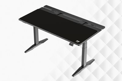 Thermaltake G700 gaming desk has RGB controls with mechanical switches