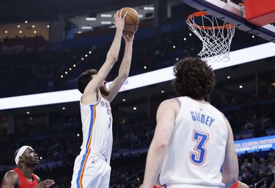 PHOTOS: Best images from Thunder’s 139-77 win over Trail Blazers