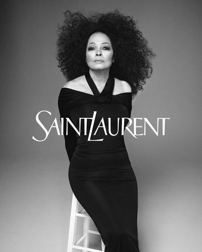 Diana Ross Stars in Saint Laurent's Spring 2024 Advertising Campaign Photographed by David Sims