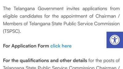 Government invites applications for filling posts of chairman and members of TSPSC