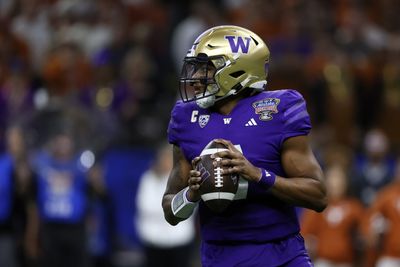 The latest 2024 NFL mock draft from NBC has 4 QBs taken, including Michael Penix Jr. to the Vikings