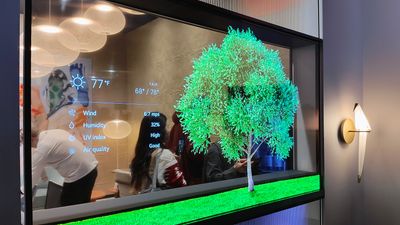 World's first TV you definitely have to dust behind – meet LG's transparent OLEDs