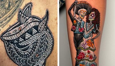 Chicago tattoo artist Cheyenne Enderson finds a niche in realistic patch tattoos