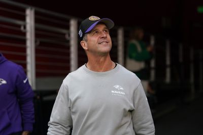 John Harbaugh Dropped Perfect Sign-Stealing Quip After Weather Cancels Flights for Scouts