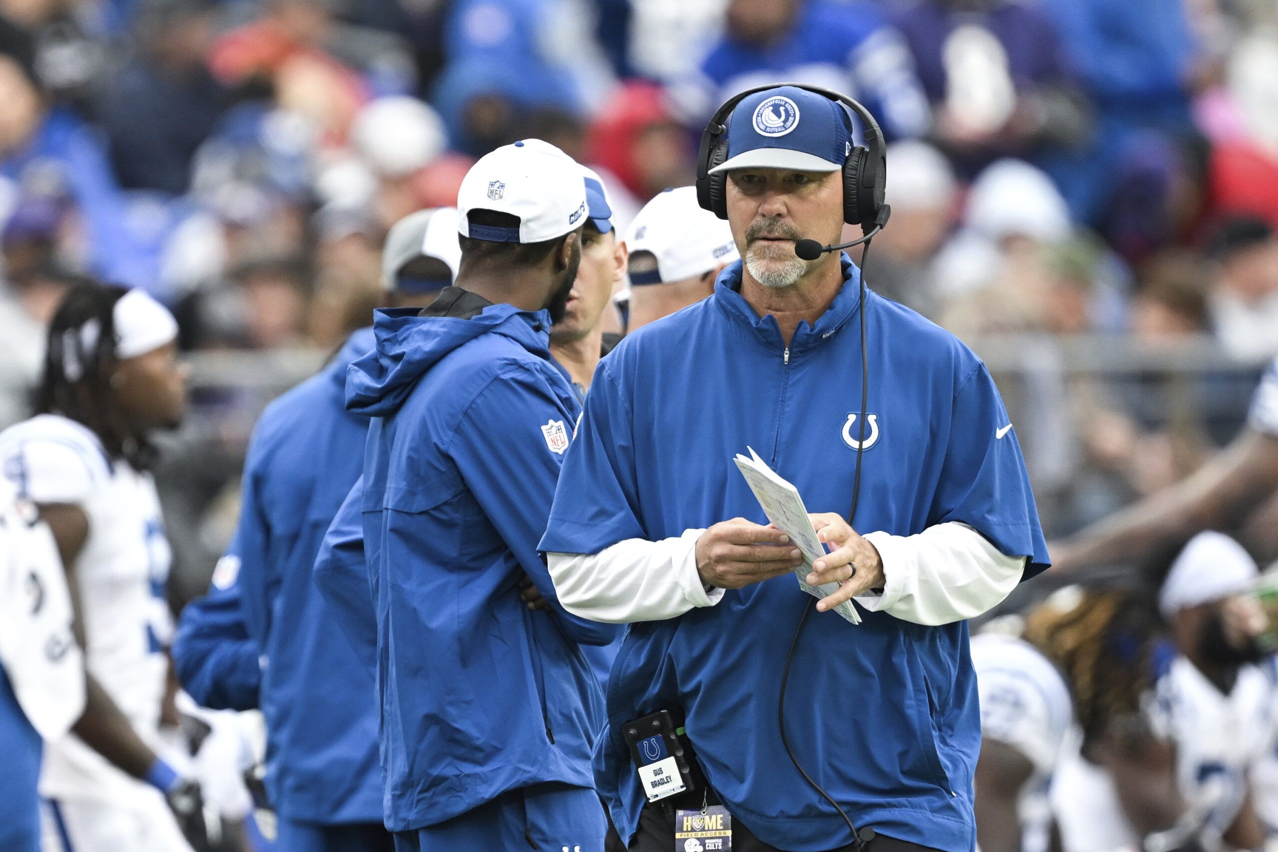 Colts DC Gus Bradley Expected To Return For 2024   AP Colts Ravens Football 24 Scaled 