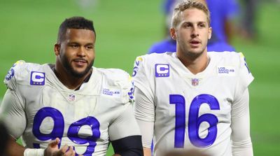 Aaron Donald, Jared Goff Exchanged Texts Ahead of Rams-Lions Playoff Bout