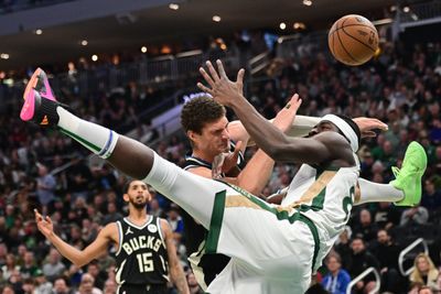 Kendrick Perkins isn’t fearing the deer after Bucks blow out Boston Celtics