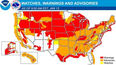 Second round of dangerous winter weather to hit US this weekend