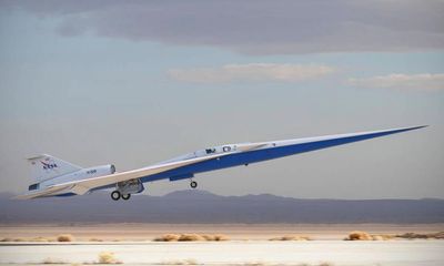 Nasa unveils quiet supersonic aircraft in effort to revive commercial flights